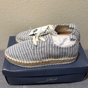 Universal Thread Navy and White Striped women’s Sneakers